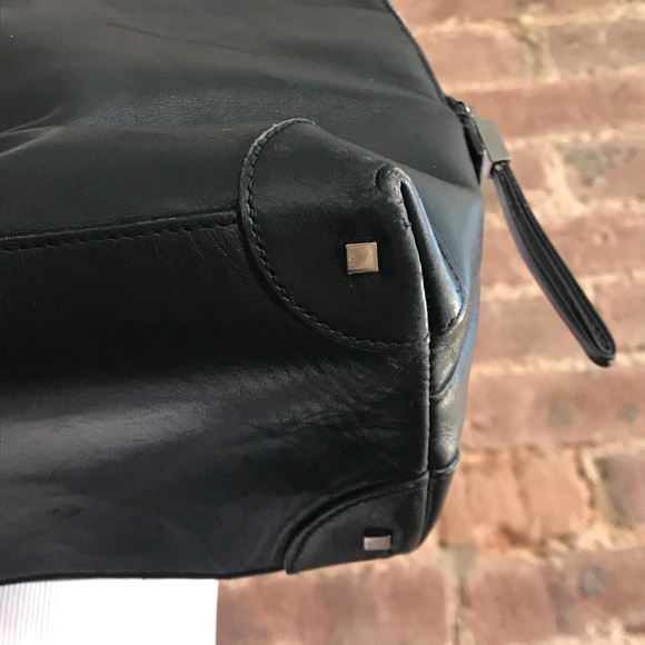 GUCCI vintage black leather bag - Picture 4 of 16